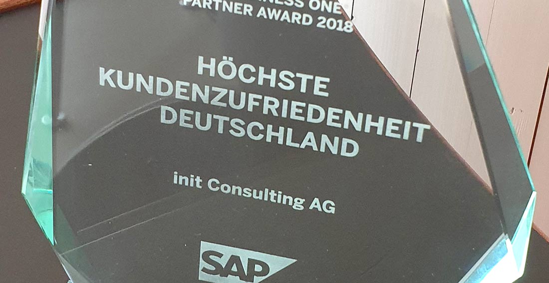 Höchste Kundenzufriedenheit Deutschland 2018 init consulting AG